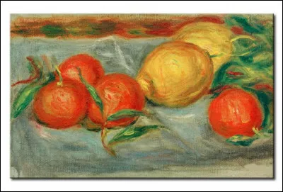 Qui a peint cette "Nature morte aux agrumes" ?