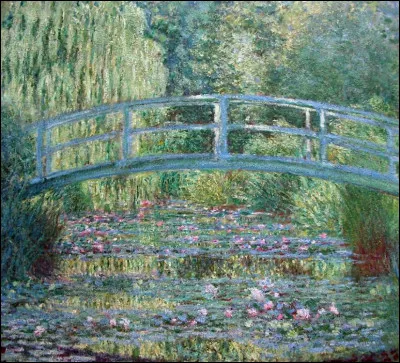 Voilà un tableau de Claude Monet, ''Les nymphéas'', où l'a-t-il peint ?