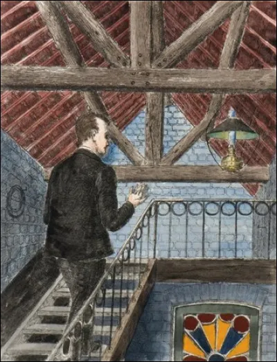 Qui a représenté "L'Homme à l'escalier" ?