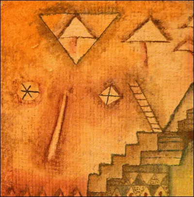 Qui a peint "Escaliers et échelle de la maison" ?