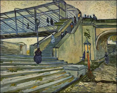 Qui a peint les escaliers du pont de Trinquetaille ?