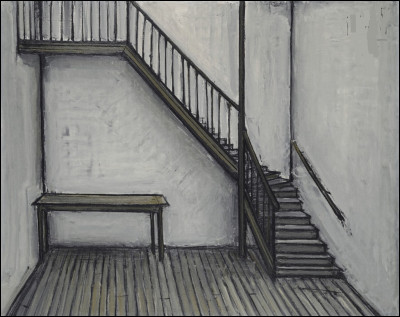 Qui a peint "L'Escalier de l'atelier des Battignoles" ?