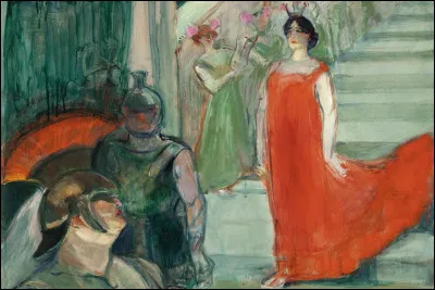 Qui a représenté Messalina sur les marches de l'Opéra ?