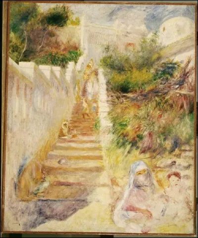 Qui peint "L'Escalier, Alger" ?