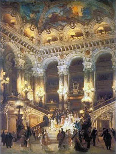 Qui a peint "L'Escalier de l'Opéra de Paris" ?