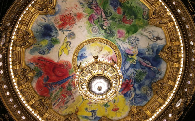 À quel artiste doit-on le plafond de l'Opéra de Paris ?