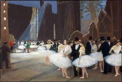 Qui a peint "Les Coulisses de l'Opéra" ?