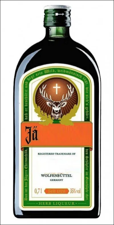 Quelle est cette liqueur allemande élaborée à base de 56 herbes médicinales, titrant 35° d'alcool ?