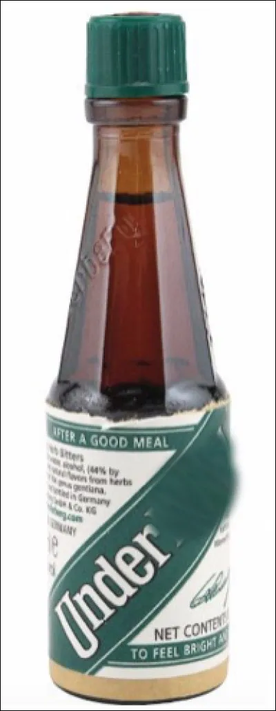 Quelle est cette liqueur amère allemande élaborée à partir d'herbes aromatiques de 43 pays, titrant 44° d'alcool ?