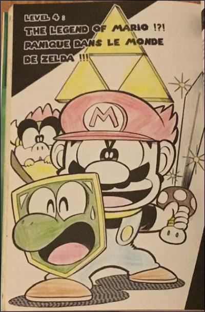 Dans quel chapitre Mario et Yoshi sont-ils dans le jeu Zelda ?