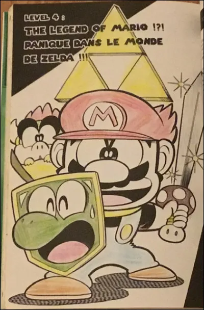Dans quel chapitre Mario et Yoshi sont-ils dans le jeu Zelda ?