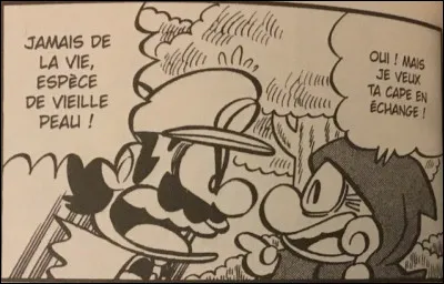 Comment Mario a-t-il perdu sa cape dans le chapitre 6 ?