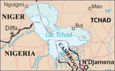 Lequel de ces cours d'eau se jette dans le lac Tchad ?