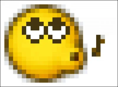 Quel est le code pour faire cet émoji animé sur Quizz.biz ?