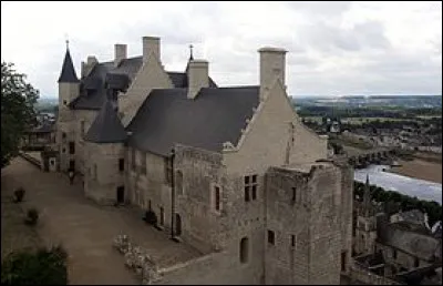 Parmi ces affirmations sur le château de Chinon, laquelle est inexacte ?