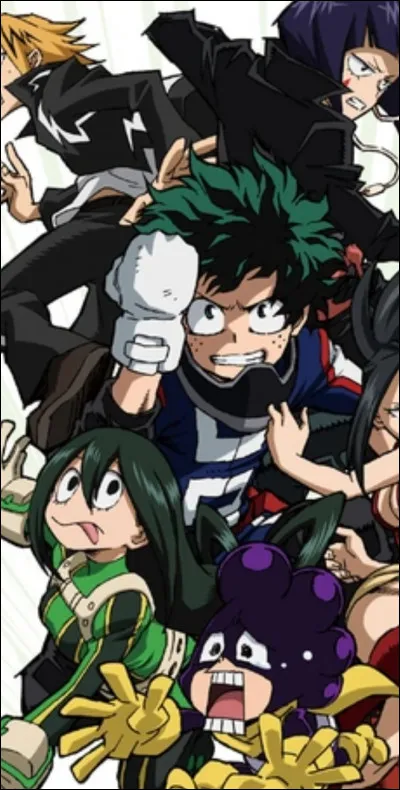 Avec qui se retrouve Izuku pendant les combats ?