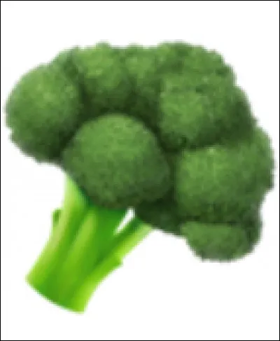 Ce brocoli est de couleur...