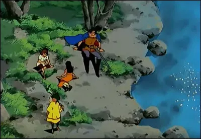 Après la chute de la cascade, que découvrent-ils ?