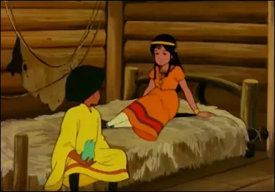 Sous quel costume, Tao réussit-il à enlever Zia pour l'emmener jusqu'à ses cabanes ?