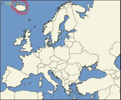 Quel est le nom de ce pays situé en dessous du Groenland ?