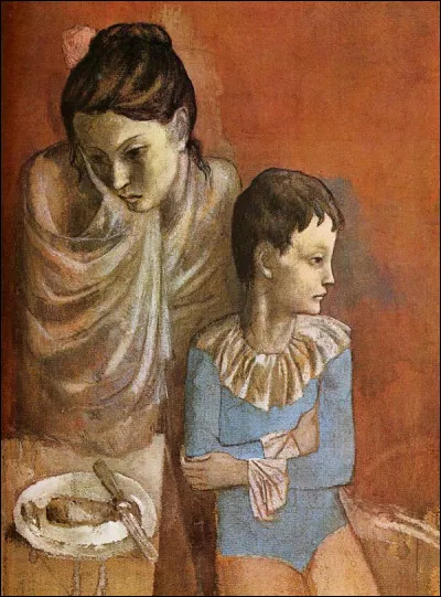 Qui est l'auteur du tableau "Mère et enfant" ?