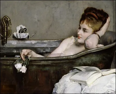 Quel peintre est l'auteur du tableau "Dans le bain" ?