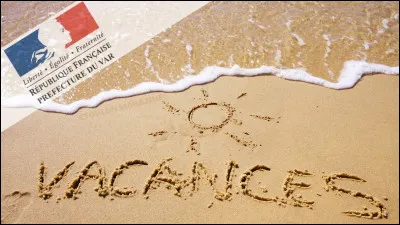 Quels mois correspond aux grandes vacances ? (Dans l'ordre)