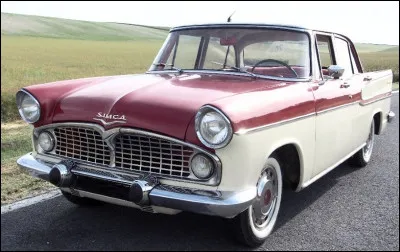 Quel est ce mod&egrave;le haut de gamme &agrave; moteur V8 du constructeur Simca ?