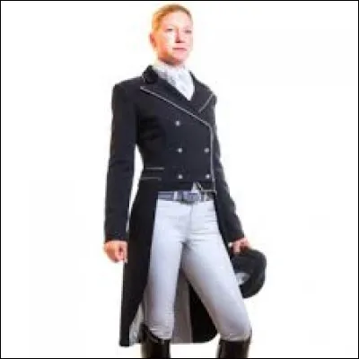 Comment s'appelle la veste de dressage de concours ?