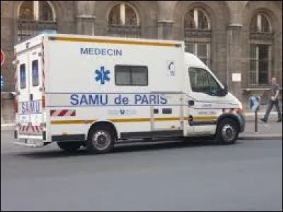 En France, le numéro téléphonique du Service d'aide médicale urgente (SAMU) est le 15.