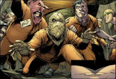 Année d'apparition : 1941
Autre identité : Jonathan Crane 
Au commencement : Élève moqué pour son style ringard.
Spécialité : Masque et toxine pour réveiller les peurs les plus enfouies.
Qui est ce Méchant ?