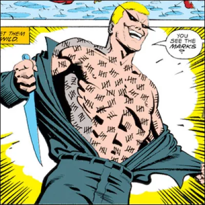 Année d'apparition : 1992
Autre identité : The Butcher
Au commencement : Orphelin dépressif, joueur compulsif et suicidaire.
Spécialité : Tuer ses victimes au couteau et sculpter une marque sur leurs cadavres. 
Qui est ce Méchant ?