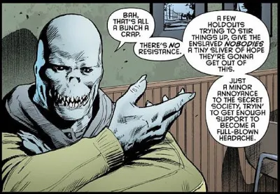 Première apparition : 2003
Alias : Warren White 
Au commencement : Homme d'affaire qui finit en prison et qui se mutile. 
À propos : Il a des cicatrices laissées par Killer Croc 
Qui est ce méchant ?