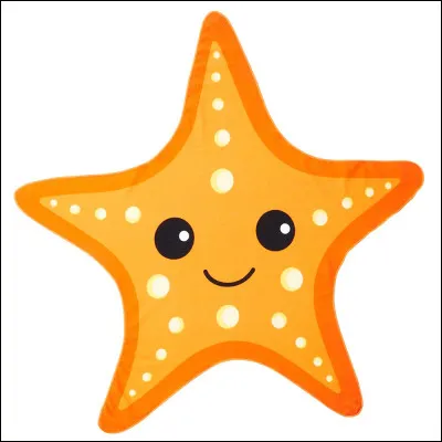 L'étoile de mer est couverte de...