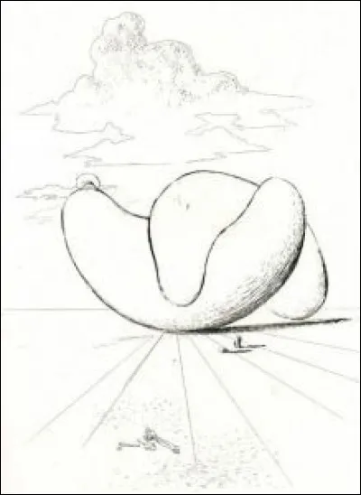 Laquelle de ces oeuvres littéraires, a-t-il illustrée de 50 dessins, dont celui-ci ?