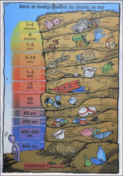 Une canette pollue pendant combien d'années ?