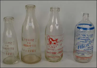 Quelle est la couleur des bouchons de bouteilles de lait entier ?