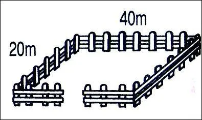 Combien la clture de ce champ mesure-t-elle ?