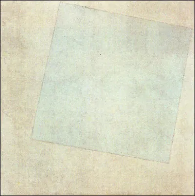 Qui a peint "Carré blanc sur fond blanc" ?