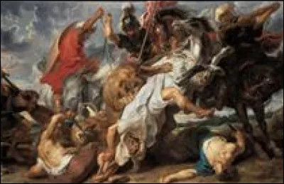 Qui a peint "La chasse aux lions" ?