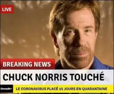 D'après la photo, qui vient d'être placé en quarantaine ?