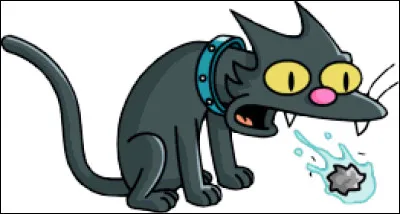 Comment s'appelle le chat des Simpson ?