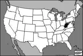 Quel est l'Etat en noir ?