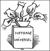 En juillet 1848, la France devient le premier pays du monde  instaurer le suffrage universel.
