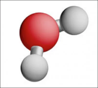 Quelle est la formule chimique de l'eau ?