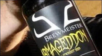 L'Armageddon a été déclarée la bière la plus forte au monde. Combien titrait-elle et où a-t-elle été élaborée ?