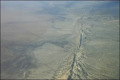 Où se situe la faille de San Andreas ?