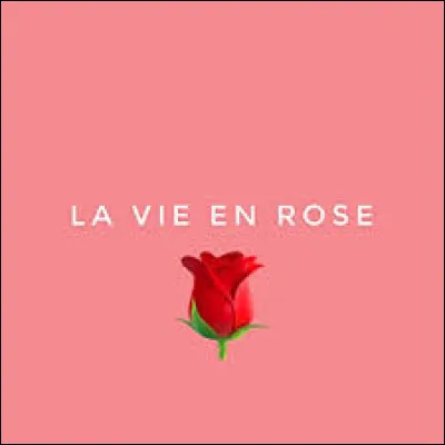 Elle voit la vie en rose !
