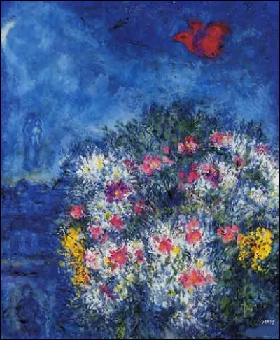 Qui est le peintre de "L'Oiseau rouge" ?