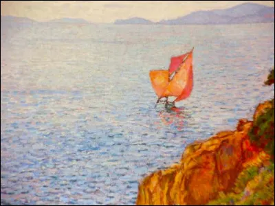 Qui est le peintre de "La Voile rouge" ?